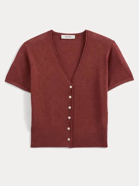 Lace Trim Cardigan